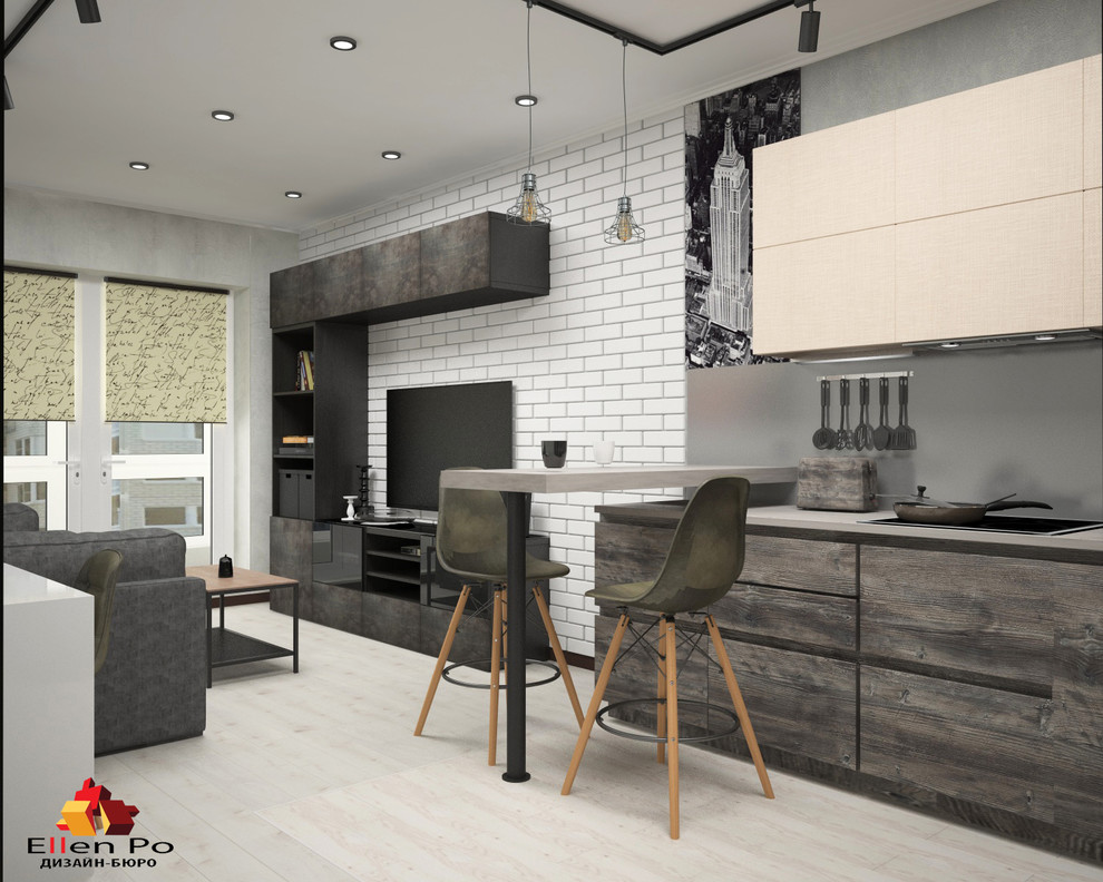 Обложка проекта: Квартира студия в стиле Лофт