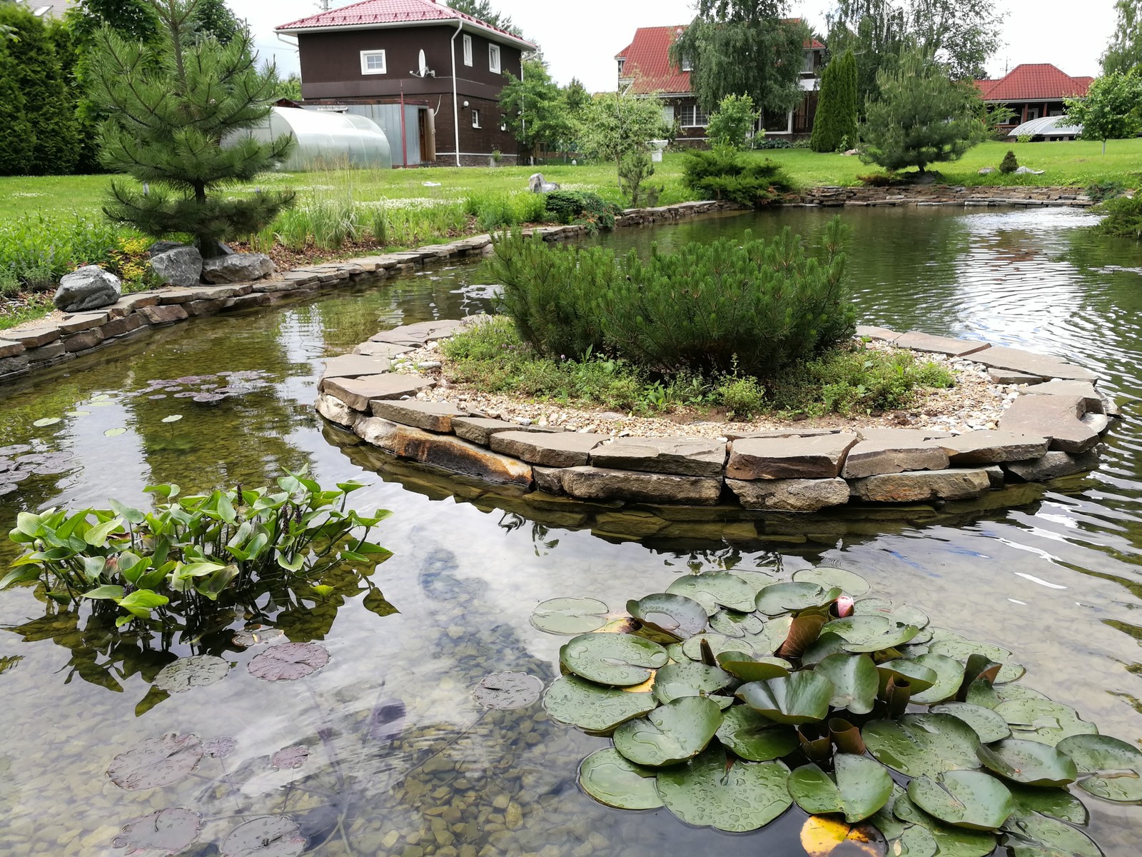 Переделка водоема 200 m3