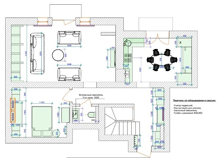 Houzz тур: Грандж в загородном доме под Калининградом