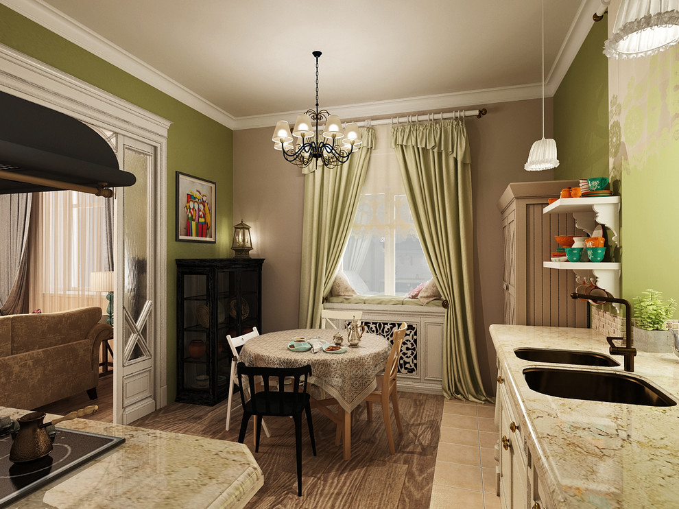 квартира с душевной кухней