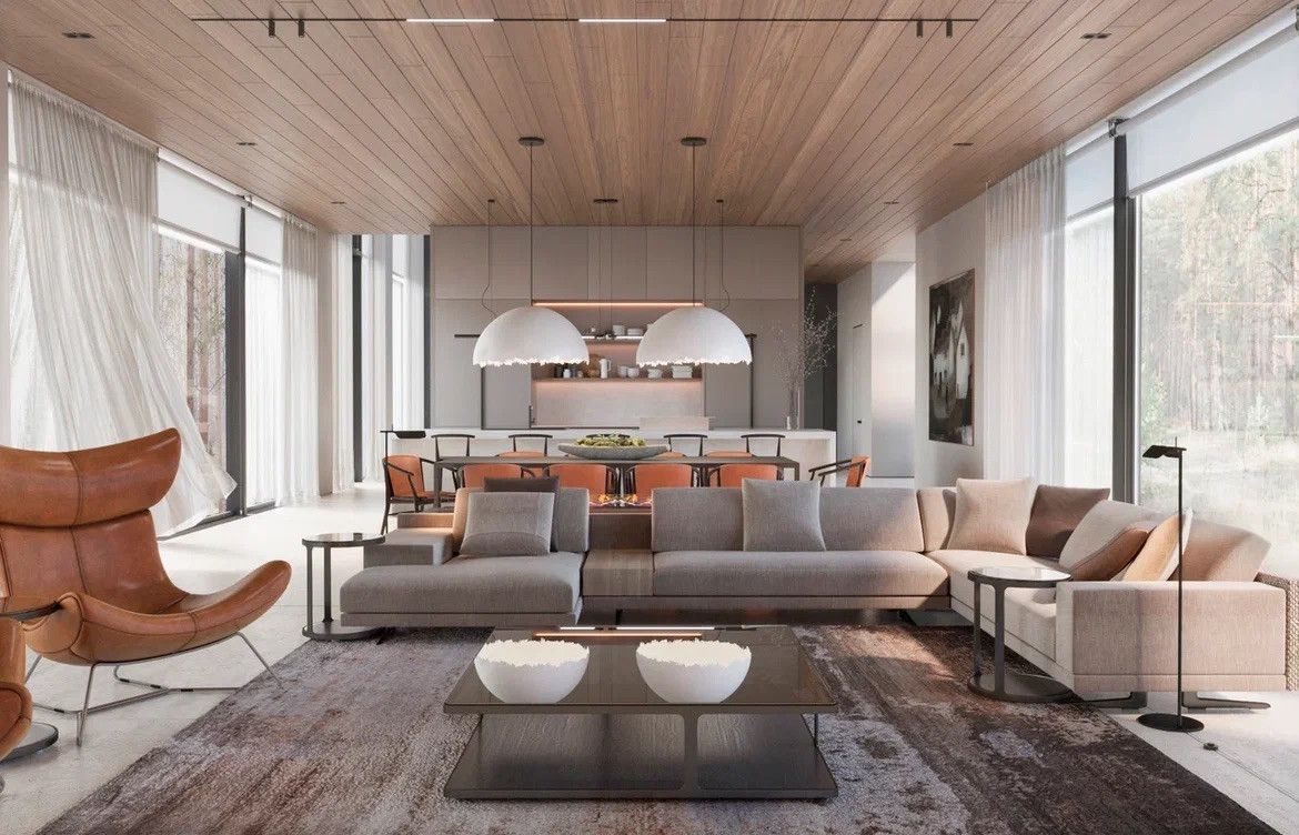 Роскошный загородный дом в Туле