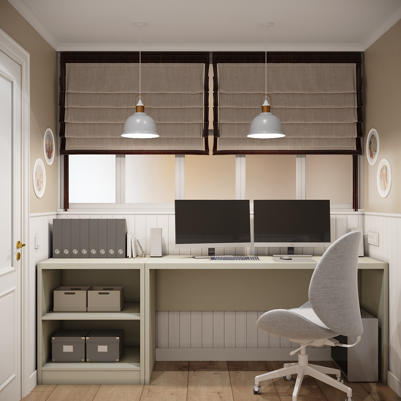 Дизайн-проект загородного дома 77,25 кв.м. в г. Симферополь в стиле кантри