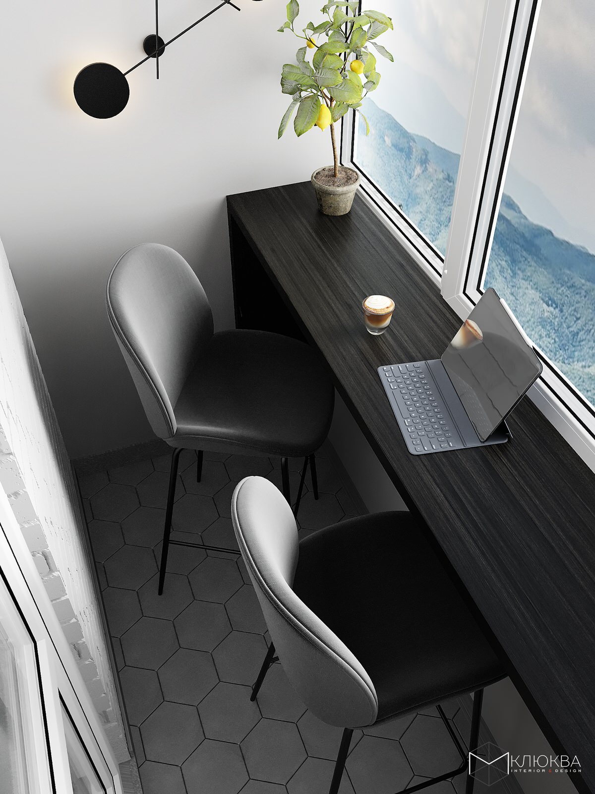 Проект квартиры 60 кв.м  г. Москва