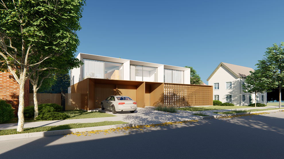 Двухэтажный жилой дом