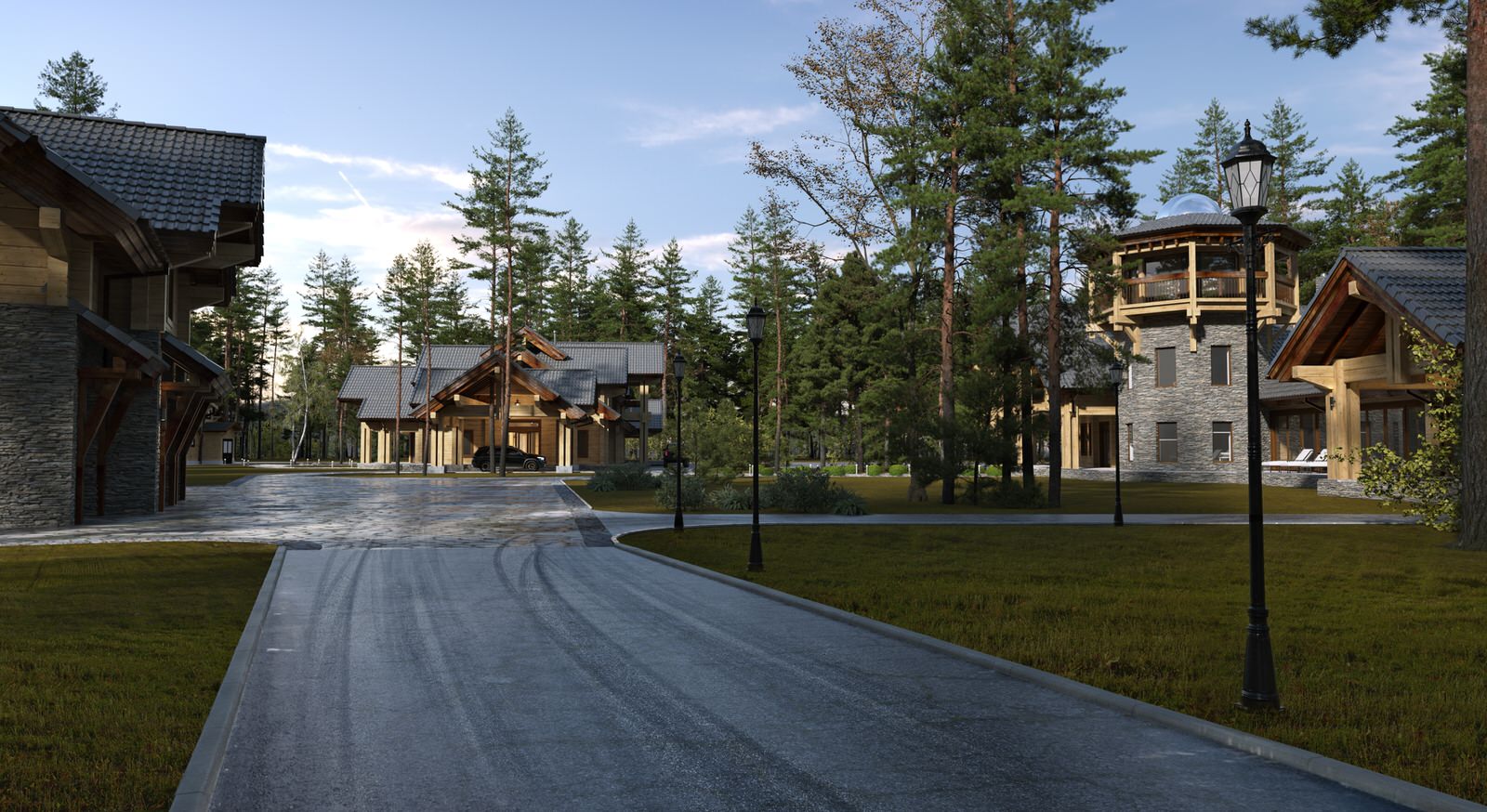 Современная усадьба в классическом стиле