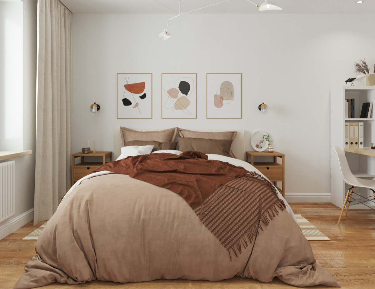 Дизайн и ремонт трехкомнатной квартиры (м. Селигерская)