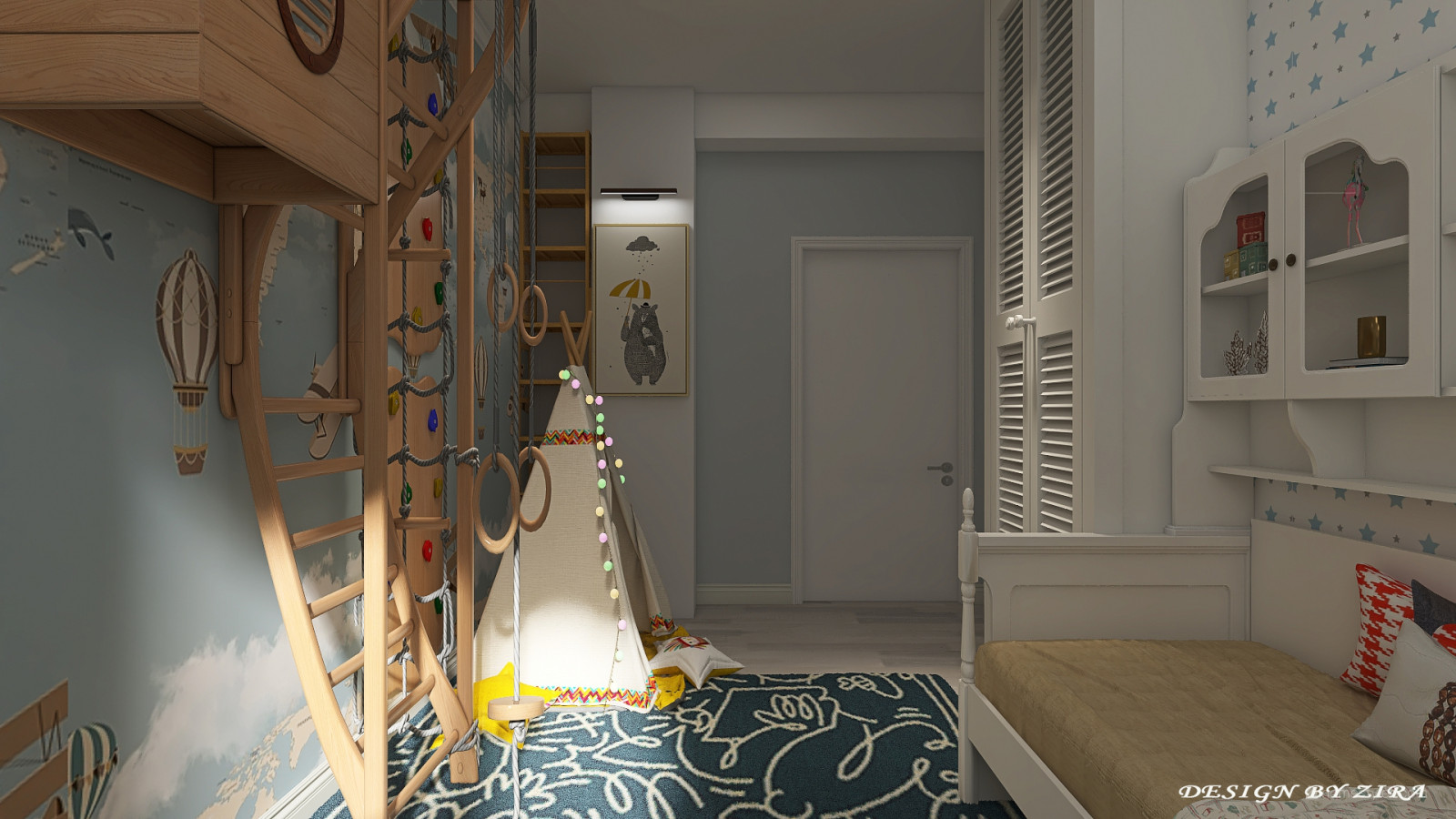 Детская комната для мальчика 2,5 года