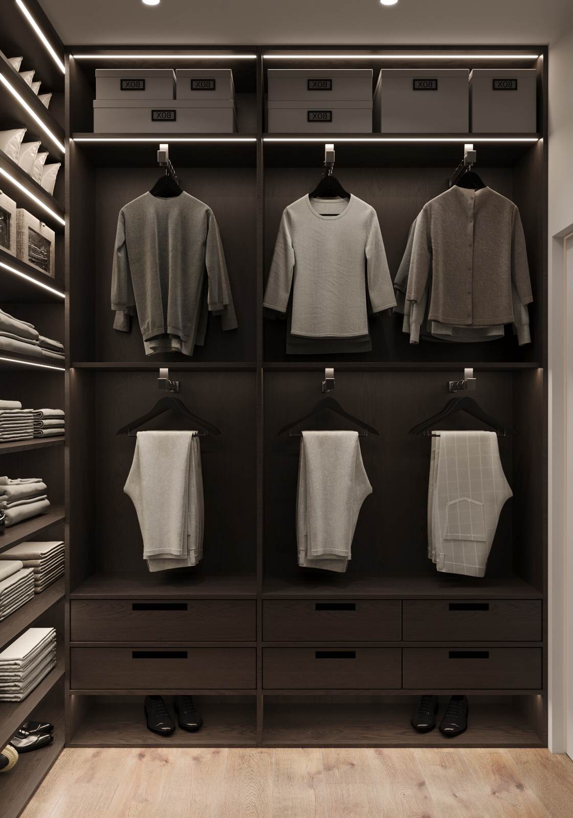 Дизайн спальни, с парящей кроватью