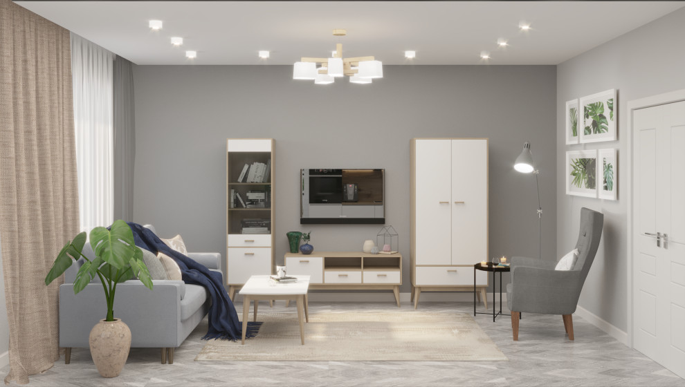 Обложка проекта: Трехкомнатная квартира