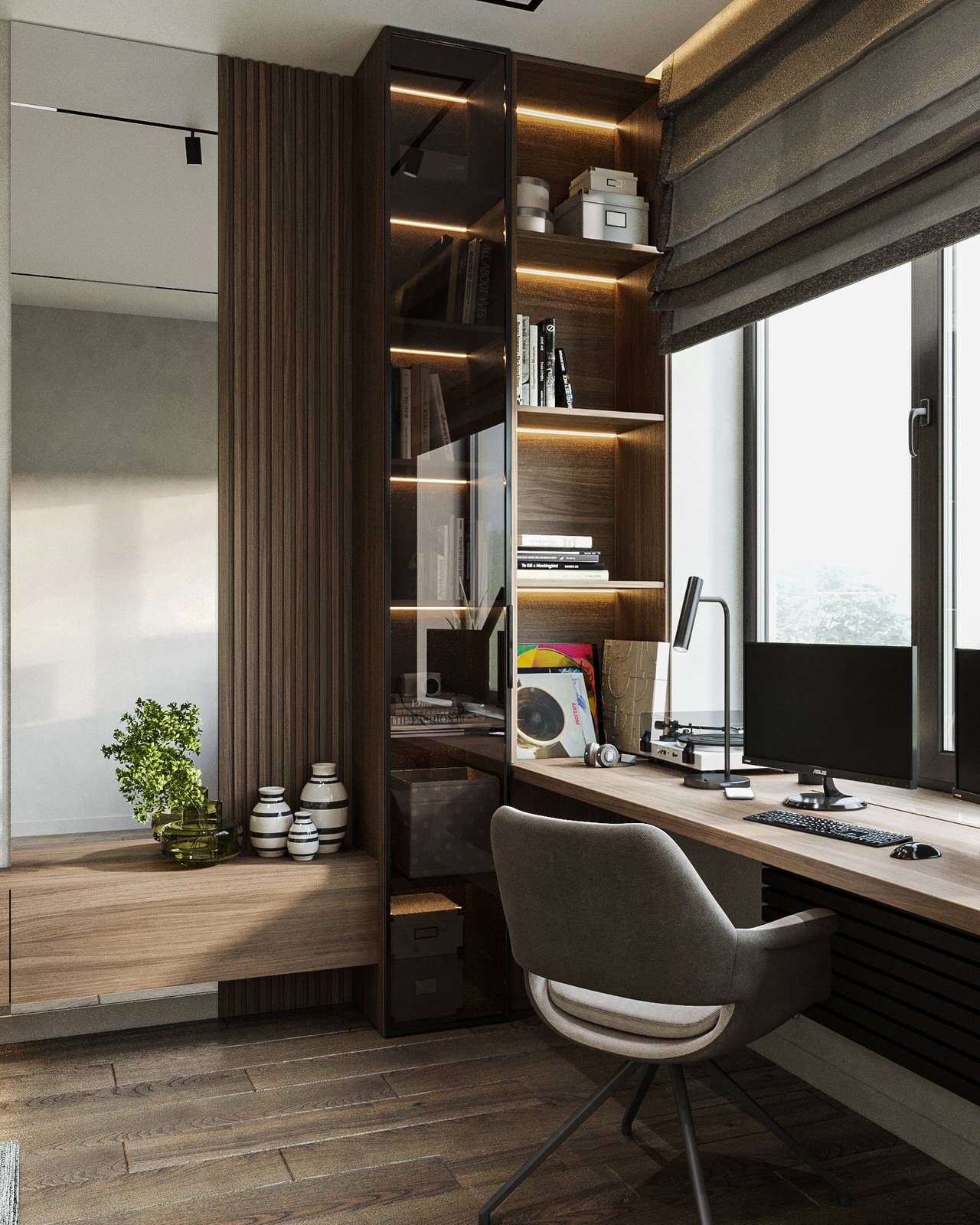 Гостиная в проекте квартиры 100 м2 в Москве