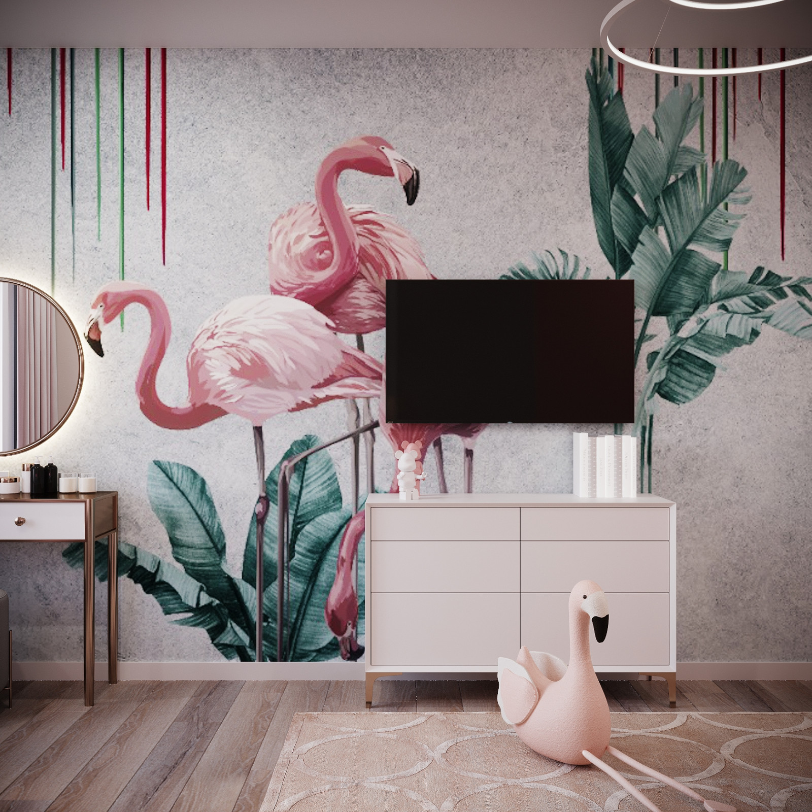 Интерьер трехкомнатной квартиры в стиле Неоклассика