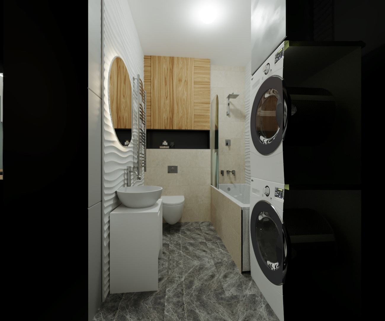 Современный дизайн квартиры студии