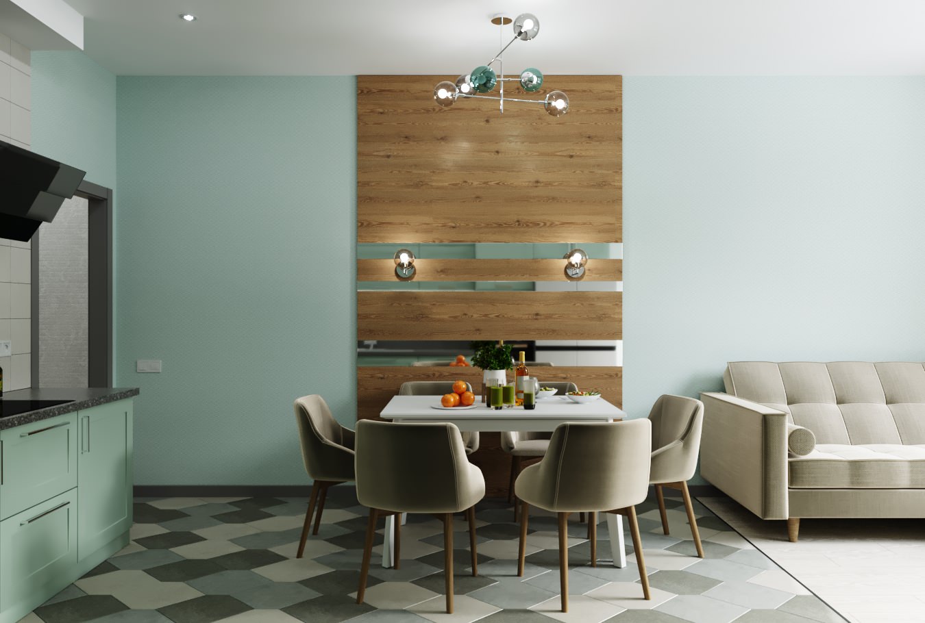 Интерьер для большой семьи