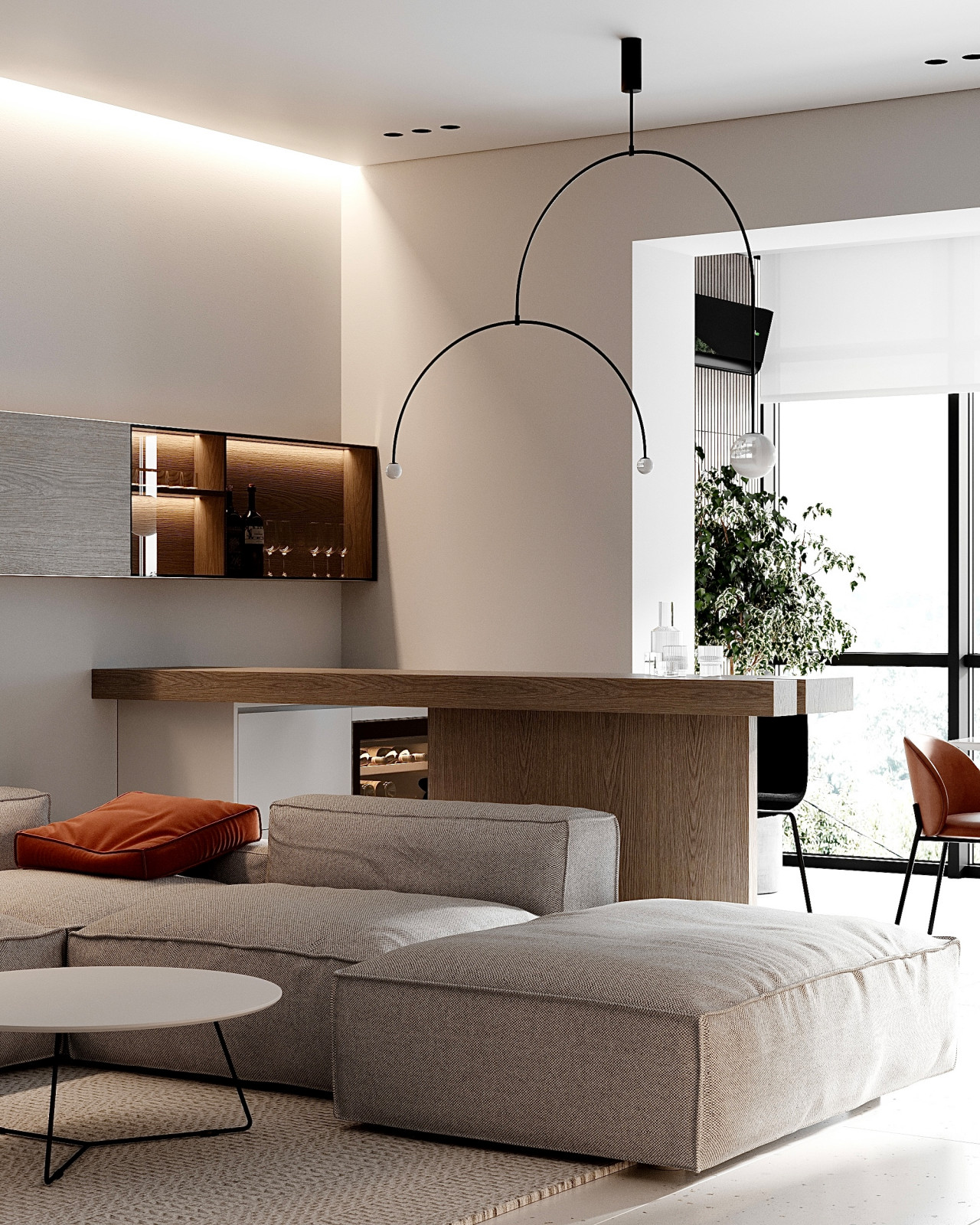 Дизайн-проект интерьера квартиры в центре г.Сочи