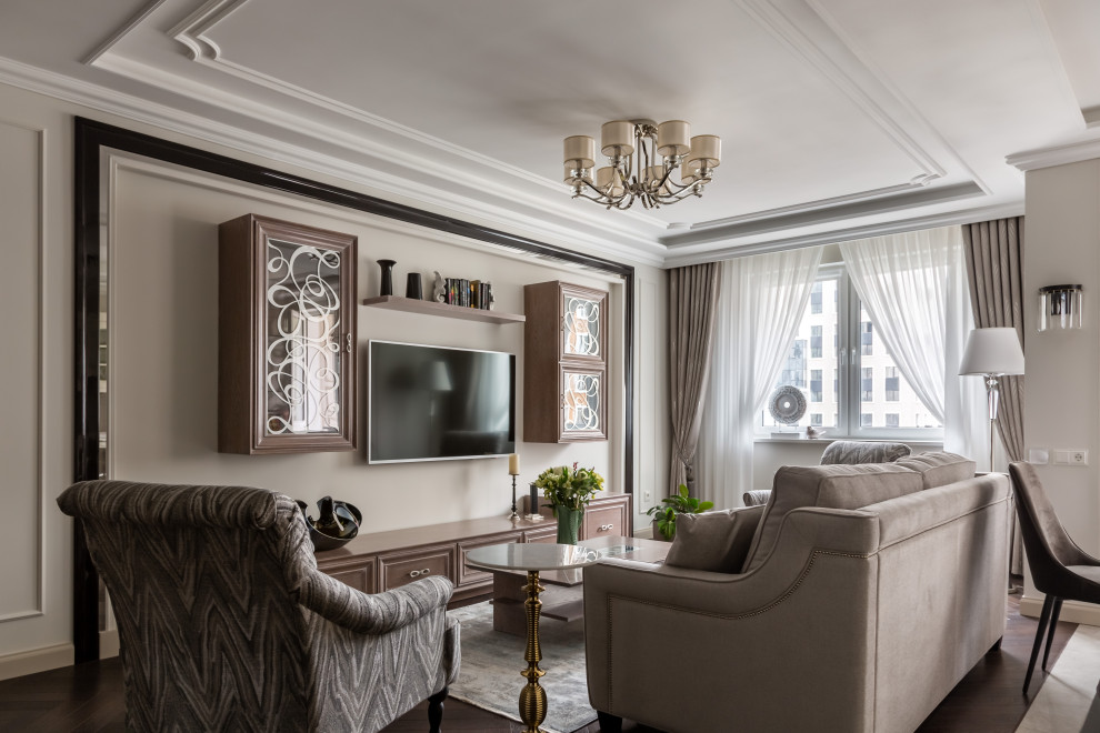 Обложка проекта: Французская краска в дизайне стильной квартиры в ЖК Нормандия.