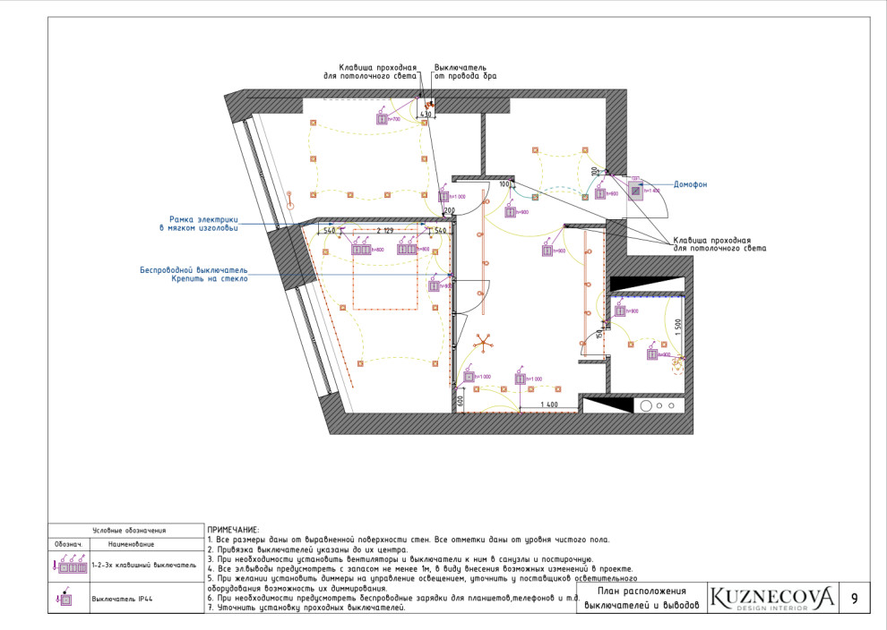 Дизайн проекта квартиры 60 кв.м.