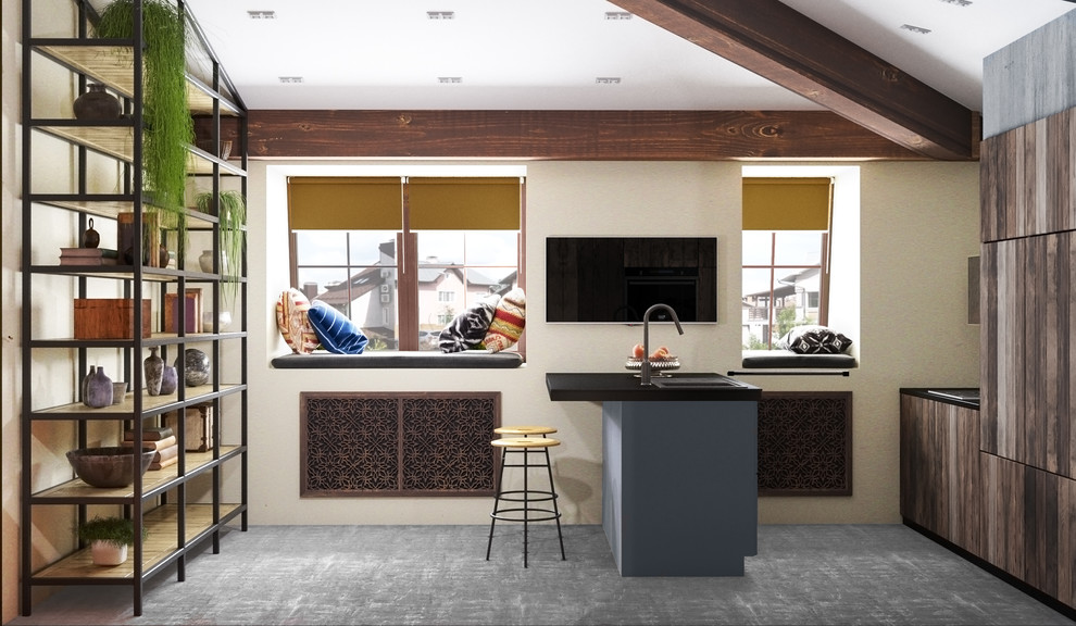 Проект для телеканала НТВ. Кухня-Гостиная