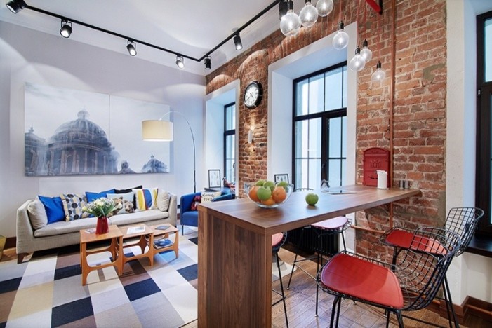 Houzz тур: Квартира в центре Петербурга с антресольным этажом