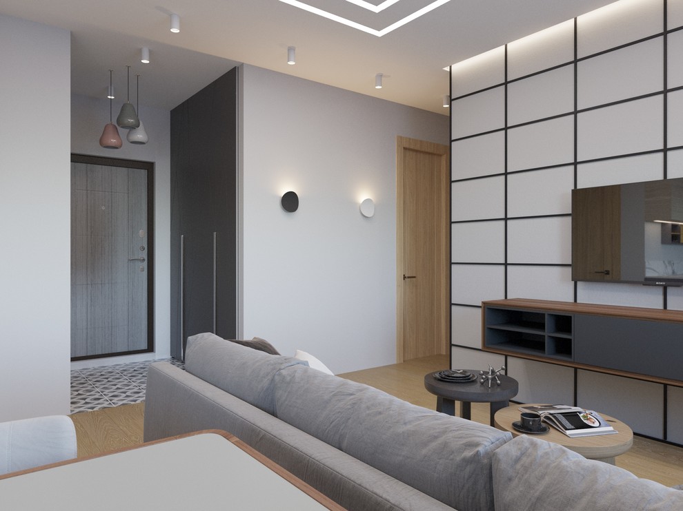 3D Visualization of Kitchen. Design by Modari_design.