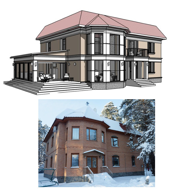 Обложка проекта: Реконструкция дома в Королеве