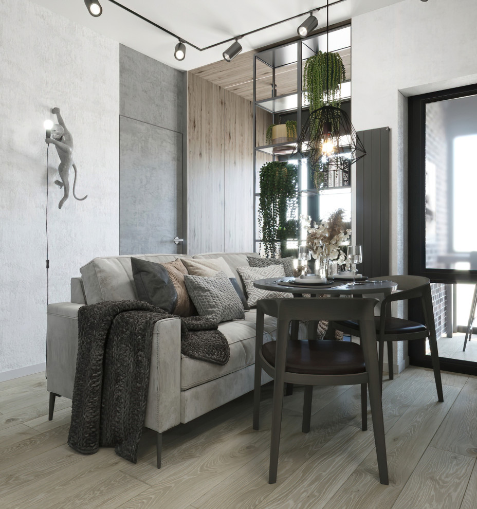 Квартира в современном стиле с элементами лофта
