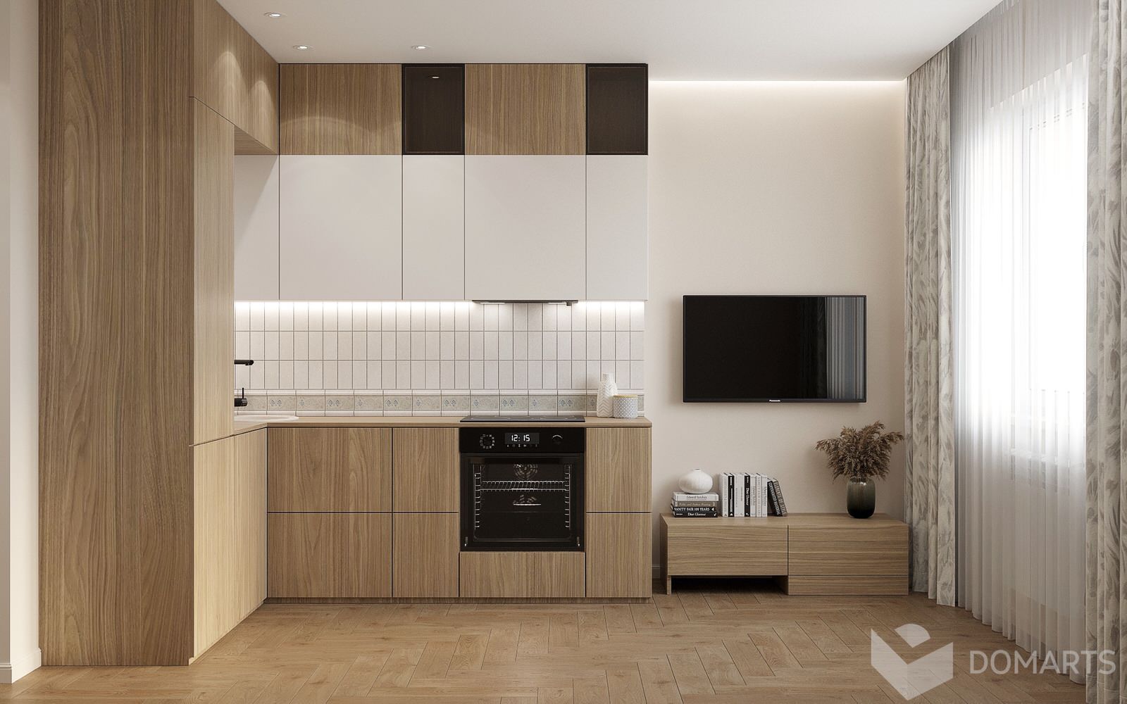 Кухня-гостиная 12,7 м2