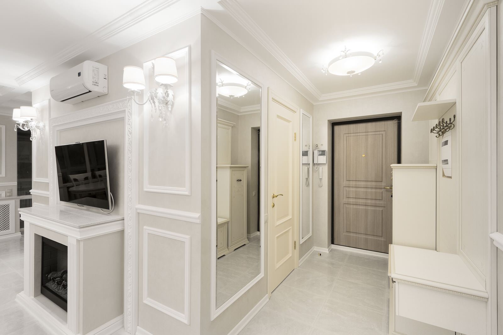 Белоснежная квартира в Уфе - проект архитектора Кати Камбаровой