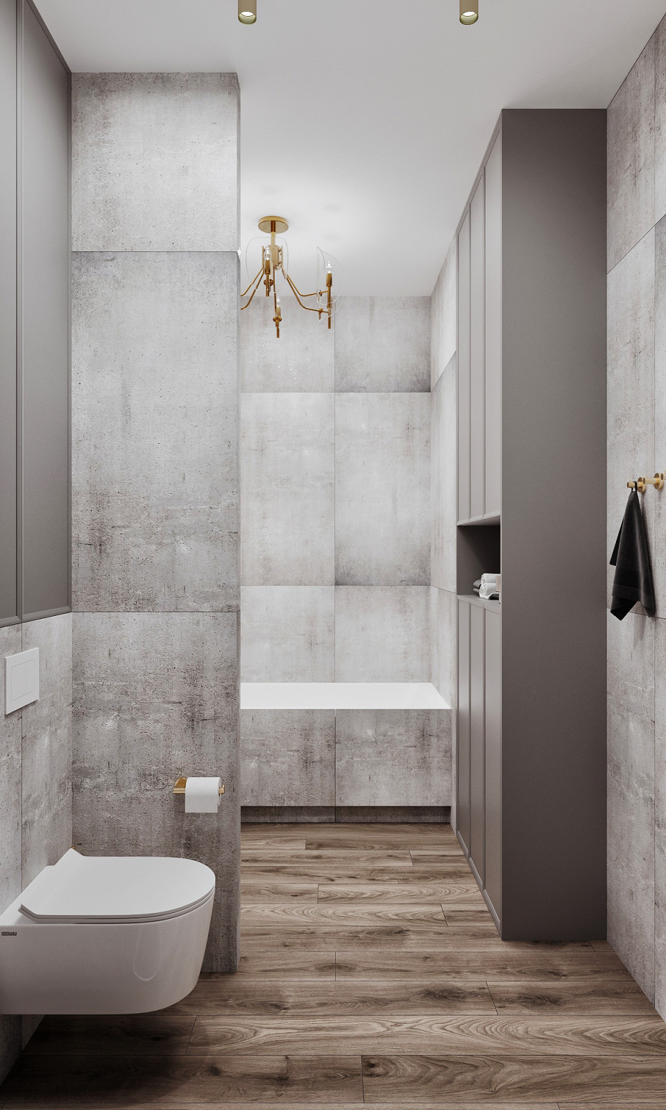 Дизайн квартиры в стиле лофт с элементами неоклассики