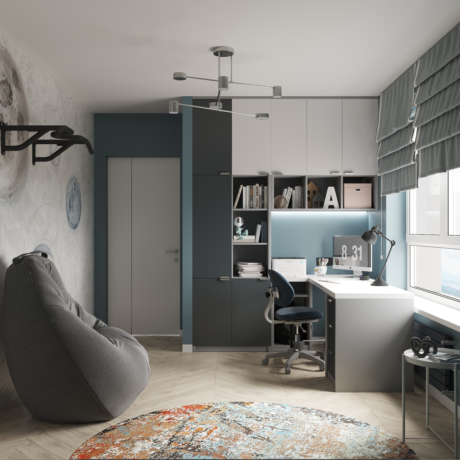 На крыльях к звездам_детская комната