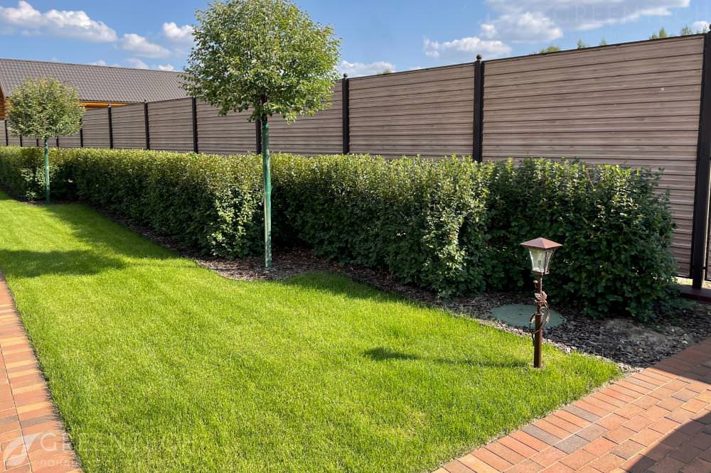 Сад, построенный в к.п. Земляничная поляна