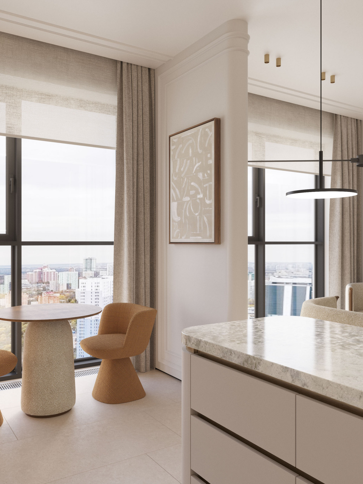 Дизайн-проект квартиры 65м², ЖК Sydney City