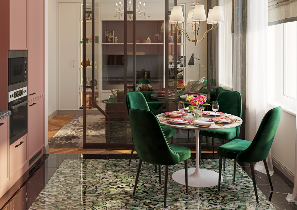 Дизайн четырёхкомнатной квартиры в ЖК Тушино-2018