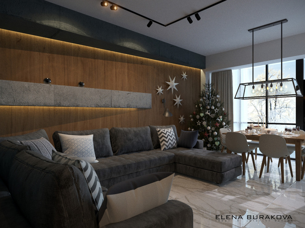 Гостиная. Дом в мкр. Удачный