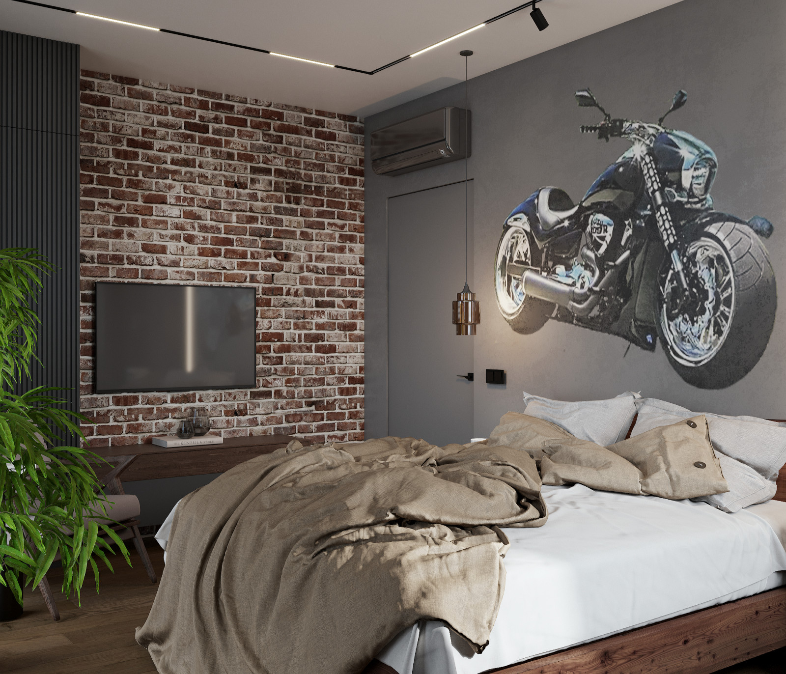 Двушка с элементами лофт 48 м2