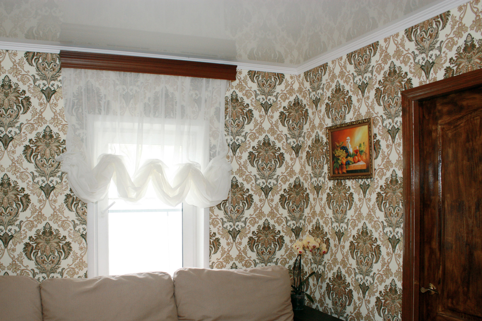 Французские шторы в интерьере