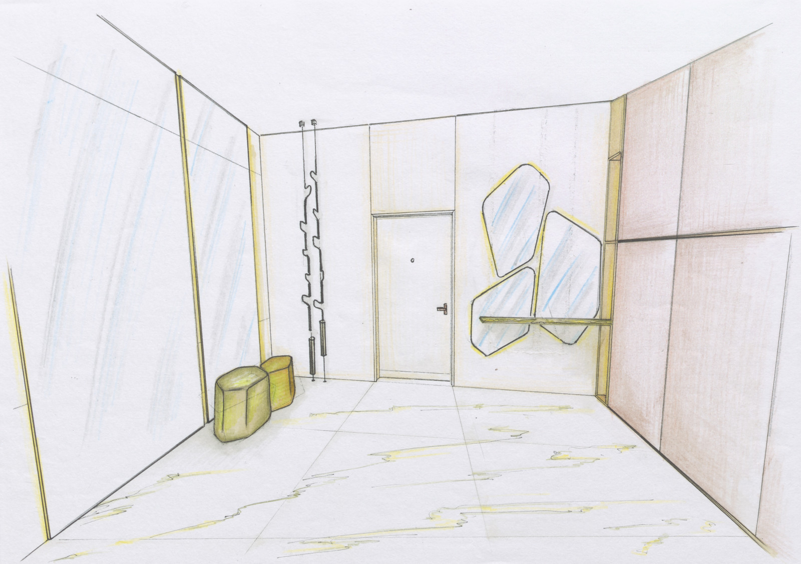 Secret Place. Эскизный проект (ручная подача)