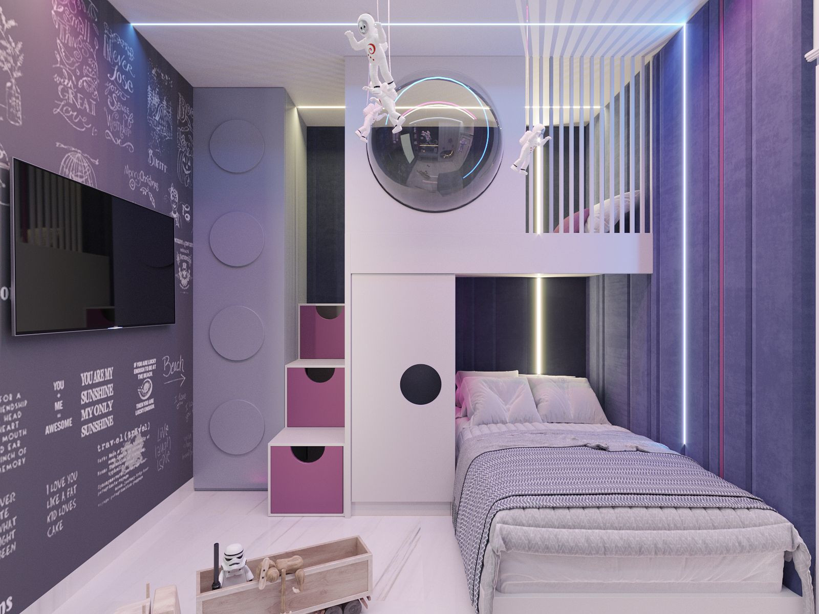 House Design in Pastel Shades