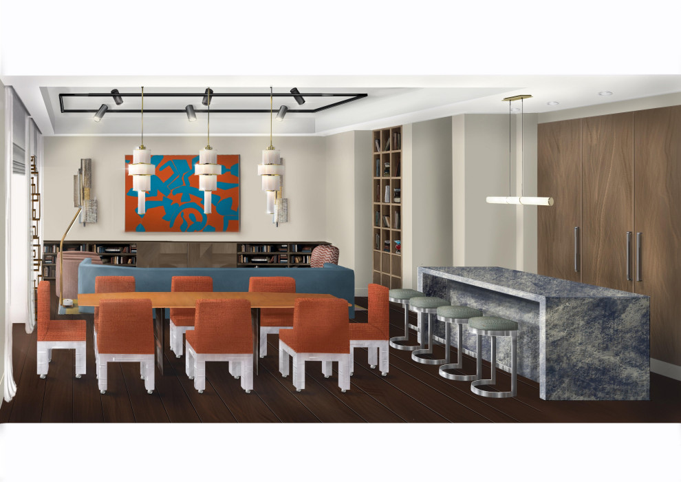 Проект "Новый Амстердам" (Квартира в Москве, 140 кв. м )