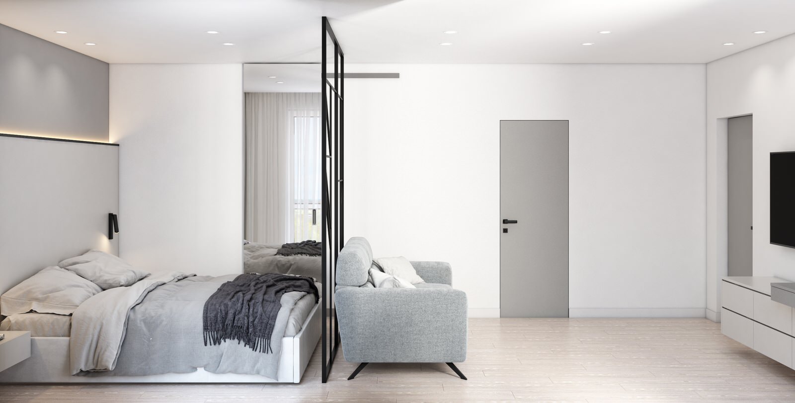 Квартира в Сканди минимализме