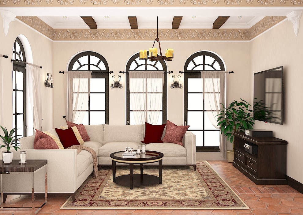 Дом в испанском средиземноморском стиле