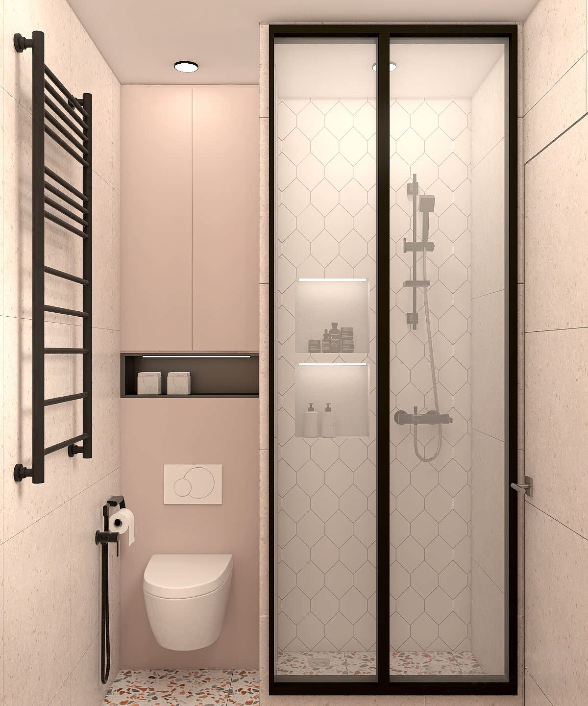 Дизайн-проект яркой и функциональной студии