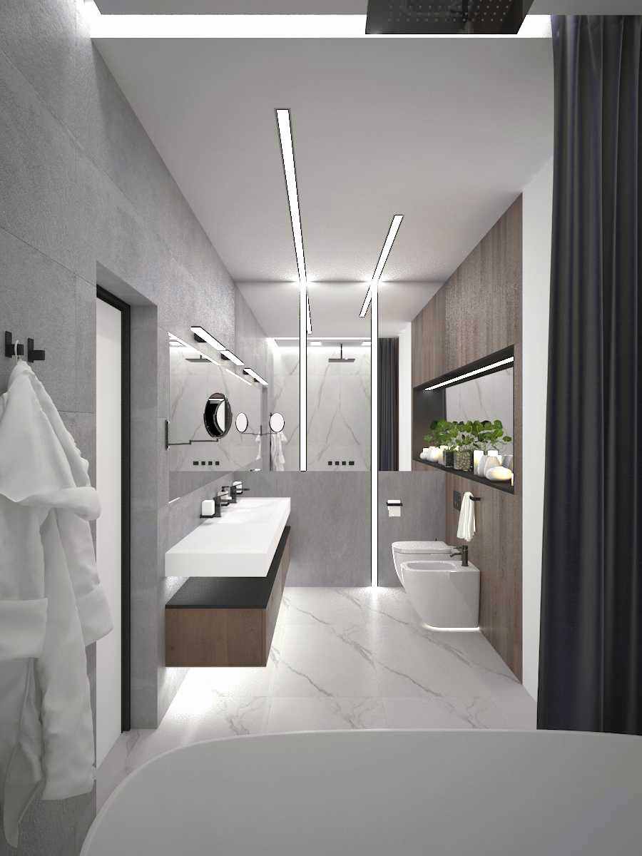 Просторная ванная комната