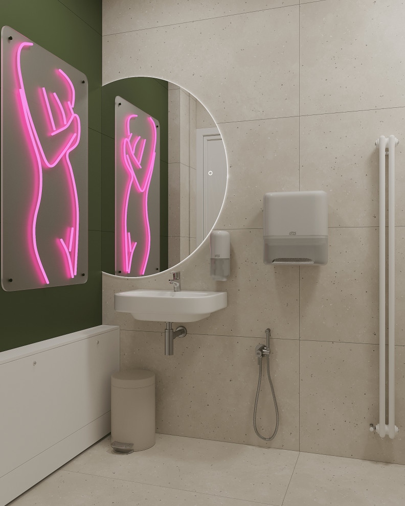 Обложка проекта: Яркие санузлы для медицинского центра