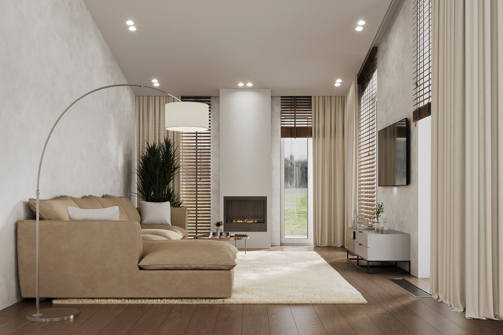 3d-визуализация гостиной