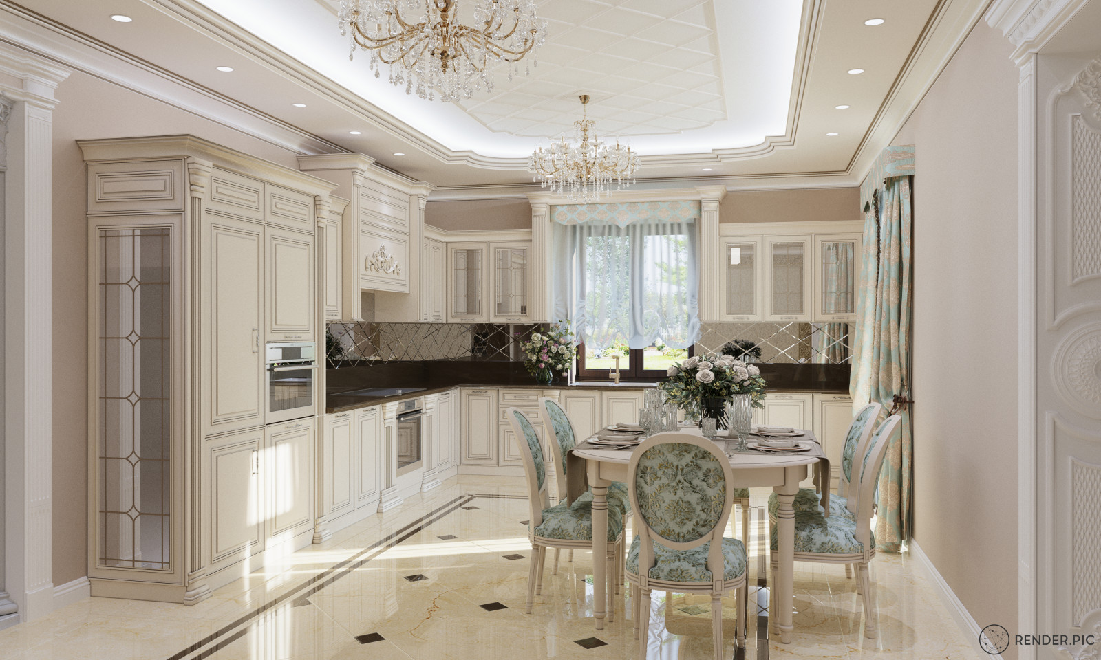 Визуализация - классический интерьер