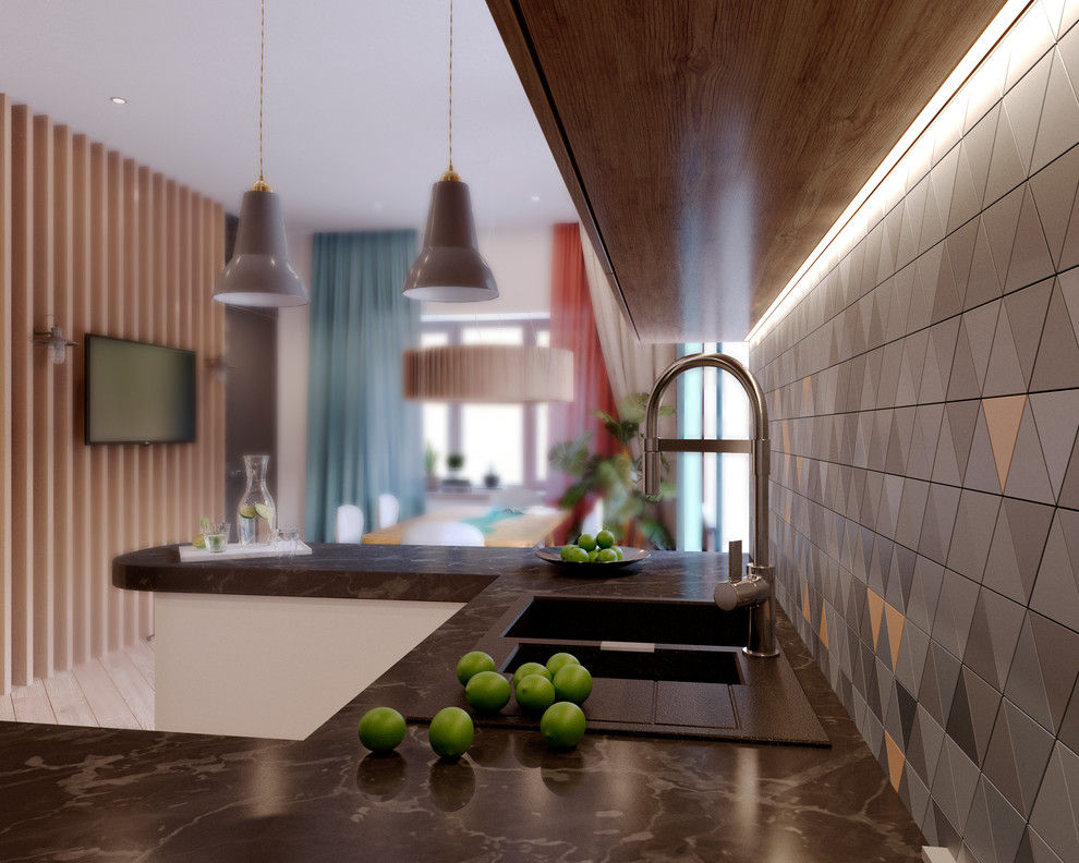 Кухня и ванная "высокого полета"