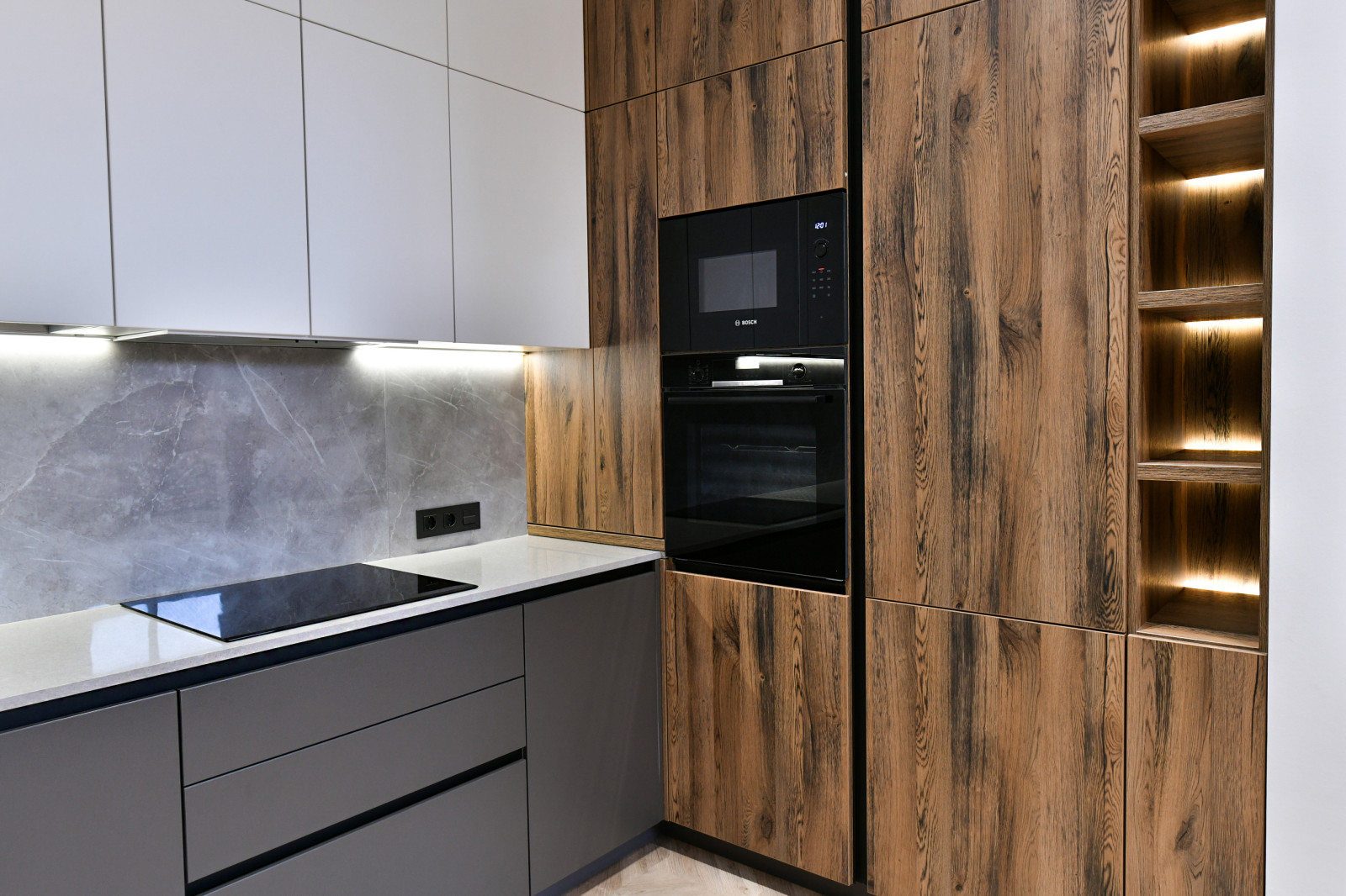 Кухня без ручек