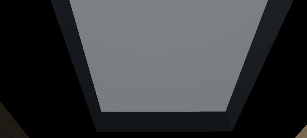 Панорамное окно в спальне для наблюдения за звездами.