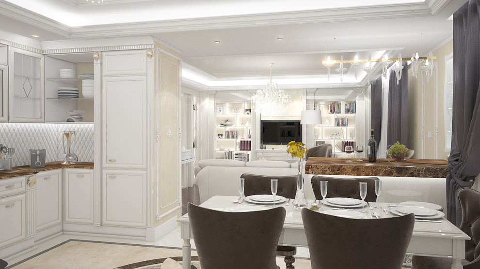 Golden Pollen или демократия классики  Стильные апартаменты в Зеленогорске