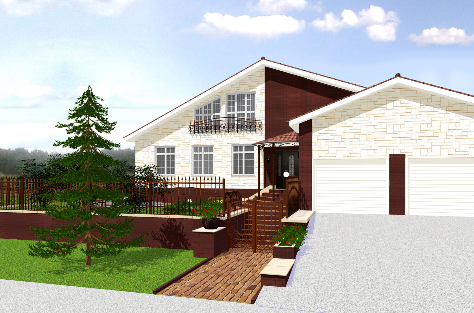 Мой проект ландшафтного дизайна и разработки фасадов